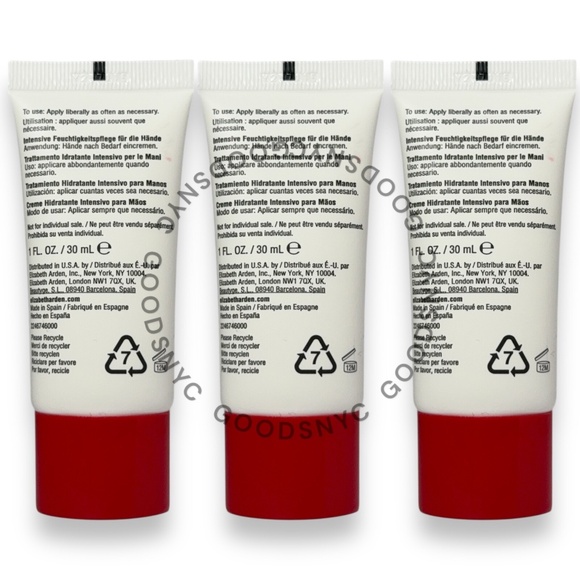 X3 Elizabeth Arden Eight Hour Cream Intensive Moisturizing Hand Treatment 1 oz - Picture 2 of 2